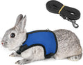 PETTOM Bunny Rabbit Harness with Stretchy Leash Cute Adjustable Buckle Breathable Mesh Vest for Kitten Small Pets Walkin