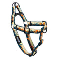Wolfgang Heavy Duty Adjustable Dog Harness, Pull-Tested to Over 800 lbs for Walking & Training, Overland Print, Medium