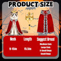 Cat Halloween Costumes Cat Dog Halloween King Costume Pet King Cape Crown Costume for Cats Kitties Puppies XS Small Dogs