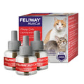FELIWAY MultiCat Cat Calming Diffuser Refill (3 Pack, 90 Day Supply ) – Helps Reduce Fighting, Tension & Aggression Between Cats – Cat Pheromone Diffuser Refill for Multi‑Cat Homes