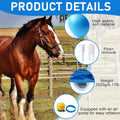 48 Inch Giant Herding Ball, Anti Burst Ball, Horse Toys for Horse Entertainment Play, Pump Included