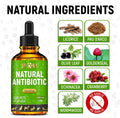 Herbal Pet Antibiotics for Rabbits, Reptiles, Turtles, Guinea Pigs, Fish – Chicken Antibiotics in Liquid for All Birds (Duck, Turkey, Goose) – For UTIs, Allergies, Runny Nose & Digestion – 2-oz Bottle