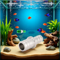 Aquarium Hose Adapter, Stainless Steel Fish Water Pipe Adapter Converter Aquarium Tubing Pipe Connector Hose Joint Fitti
