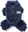 Dog Sweater for Small Dogs Fleece Dog Pjs Winter Warm Puppy Sweater