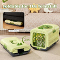 Pet Crate for Cats & Small Dogs-19.88’’L No-Tool Assembly Foldable Cage for Puppies Cats Kittens Easy to Carry Washable 