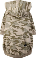 Pet Passion Rocky II Dog Hoodie, Sage Camo, Large