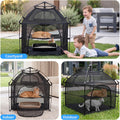 Catio Outdoor Cat Enclosure Pop up Cat Tower Tent(Square, L)