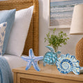 3Pcs Beach Theme Wooden Tabletop Ocean Sea Turtle Conch Decor Signs