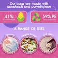 Pet N Pet 720 Counts Lavender Scented, Colorful Poop Bags for Dogs, 41% Plant Based & 59% PE Dog Poop Bags Rolls, Extra Thick Dog Waste Bag, Doggy Bag