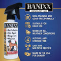 BANIXX Horse and Pet Care Spray for Horses, Dogs and Cats, Daily Skin and Coat Care Spray, Alcohol-Free, Non-Staining, N