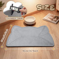 Stone Pet Bowl Mat for Dogs and Cats, Absorbent Quick Dry