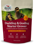Manna Pro Duck Starter Grower Crumble – Non-Medicated Duckling Feed with Probiotics for Digestion, Ducks & Goose Starter Feed for Healthy Growth, Duck Grower Crumble Pellets, 8 lb