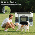 Siedihit 31" Dog Playpen,Cat Puppy Pen, Pet Portable Crate Indoor Outdoor