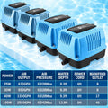 AquaMiracle Linear Air Pump AP-40/AP-60/AP-80/AP-160 for Pond Aeration, Septic, Hydroponic, 635/950/1350/2550GPH, Pond, 