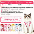 Meyeyaia 6 Pack Recovery Suit for Cats, Breathable Female and Male Onesie Cat Recovery Suit E Collar Alternative Pajama for After Surgery Spay Abdominal Skin Anti Licking(Medium)