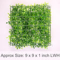 SLSON Aquarium Decorations Grass Artificial Plastic Lawn 9 inches Square Landscape Green Plants for Saltwater Freshwater