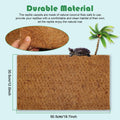 BWOGUE Reptile Carpet, 3 Pack Coconut Fiber Tortoise Carpet, Lizard Mat