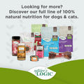 Nature's Logic 100% Natural Pine Pellet Cat Litter - 100% Ponderosa Pine, Dust-Free, Unscented, Biodegradable - Safe for Cats, Kittens, Reptiles & Small Pets - Highly Absorbent - 12 lb Bag