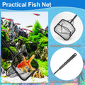 Fish Tank Cleaning Kit Set of 4 Pieces, Aquarium Siphon Algae Scraper Aquarium Net Algae Remover for Fish Tank, Aquarium
