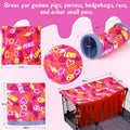 NAPLORD Guinea Pig Fleece Bedding,Snuggle Sack, Tunnel,Fleece Forest Hideout,Small Animal Pads for Guinea Pigs and More