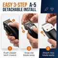 Geib Buttercut Detachable Replacement Dog Clipper Blade - Size-30, Stainless Steel Long-Lasting Sharp Edges, 1/50-Inch Length, Compatible with Andis A5, Oster A5, Wahl KM10, Size-30 Dog Grooming Blade