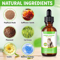 Hairball Relief for Cats, Natural Cat Hairball Treatment with Natural Ingredients & Vitamins - Kitten Furball Treatment,