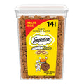 Temptations Jumbo Stuffed Cat Treats, Crunchy and Soft Cat Treats, Tasty Chicken Flavor, 14 oz. Tub