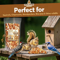 Trailmark Naturals - 3 LB - Raw Shelled Peanuts For Squirrels, Out of Shell Peanuts For Birds and Wildlife- Squirrel Food, Wild Bird Seed - Grown in The USA
