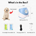 Automatic Ball Launcher for Small, Medium Dog/Puppy with 6 Small Tennis Balls, Free Training Guide Included w/Purchase