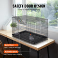 VEVOR 30 Inch Flight Bird Cage, Stackable Bird Cage Parakeet Cage with Slide-Out Tray and Handle, Small Parrots Birdcage for Cockatiels Budgies Conure Macaw Finch Lovebirds Canaries Pigeons