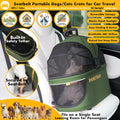 PAWZIDEA Double Pet Stroller with 2 Detachable Carrier for Multiple Pets