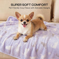 Luciphia Dog Blanket 3 Pack, Soft Cozy Fleece Throw for Puppy Cat,30"x20"