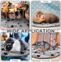 Namalu 4 Pack Self Warming Cat Bed Self Heating Cat Mat Star Pattern Soft Dog Crate Pad Thermal Pet Mat Anti Slip Kennel Dog Washable Warming Bed for Outdoor Indoor(15.7 Inch,Gray)