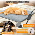 Heated Cat Bed for Pet/Cats/Dogs, Cat Heating Pad Indoor (18" X 18")
