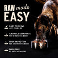 Vital Essentials Freeze Dried Dog Food, Raw Beef & Salmon Soft Nibs | Complete Meal or Topper | 99% Beef, Salmon, Organs & Bone | High Protein, Grain Free Dry Dog Food | 14 oz Bag