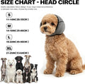 Dog Ear Muffs, No Flap Ear Wraps for Dogs Hematoma - Waterproof Elastic Ear Cover with Calming Hoodie