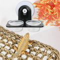 SLSON Gecko Feeder Ledge Acrylic Improved Suction Cup Reptile Feeder with 20 Pack 1 oz Plastic Bowls for Reptiles Food a