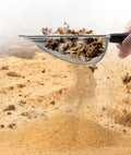 KOROI Chicken Poop Scooper - 2 Pack Chicken Coop Poop Scoop Shovel with 3.8mm & 5mm Mesh,Metal Chicken Coop Cleaning Too