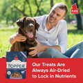 Plato Pet Treats Dog Food Toppers - Air-Dried Dog Food Toppers for Dry Food - with Collagen to Support Skin and Coat Health - Venison, Lamb and Collagen Recipe 5.5oz