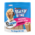 Purina Busy Bone Adult Dog Chew Bone Treats, Original - 10 ct. Pouch