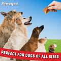 Powerpet 100% Natural Cow Hooves for Dogs - Clean Teeth & Gums, 5 Pack