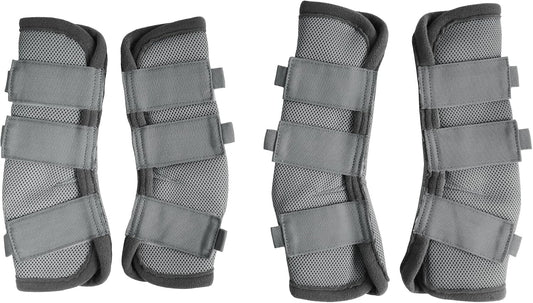 LEAFOREST Horse Fly Boots Set of 4 Non Slip Breathable Mesh Leg Protection