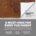 Dog Gone Smart Dirty Dog Doormat - Fast Drying Rug - Brown, 35 x 26 in