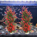 Tfwadmx Large Aquarium Plants Artificial Water Seaweed 2 Pcs About 13 Inch for Fish Tank Decor Plastic Plant for Betta S