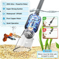 fishkeeper 6 in 1 Electric Aquarium Gravel Cleaner, Fish Tank Cleaner Kit