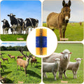 Livestock Scratching Brush Goat Scratcher Full Massage Grooming Brush with 8 Screws for Cattle, Sheep, Horses, Pigs