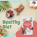 Natural Hermit Crab Food – High-Protein Hermit Food with Real Fruit and Sprouted Grains – 65 g (2.3 oz) Crab Food for Pe