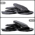6.1-8.1 Inches Natural Slate Rock, 6 PCS Large Flat Aquarium Stones for Aquascaping, Terrariums, Reptile Tanks & Aquariu