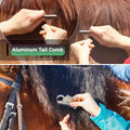 Horse Grooming Kit 13 Piece, Horse Brushes for Grooming Supplies Set with Organizer Bag, Horse Brush & Curry Comb for Ef
