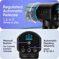 FISHNOSH Automatic Fish Feeder for Aquarium - New Generation 2026, Auto Food Dispenser with Timer for Small Tank, Big Aq